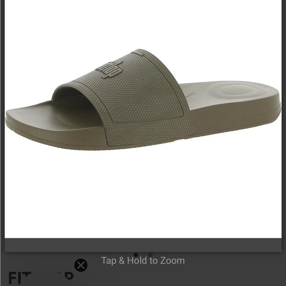 Fitflop Shoes - FITFLOP WOMAN SLIDES MOSS COLOR SIZE9